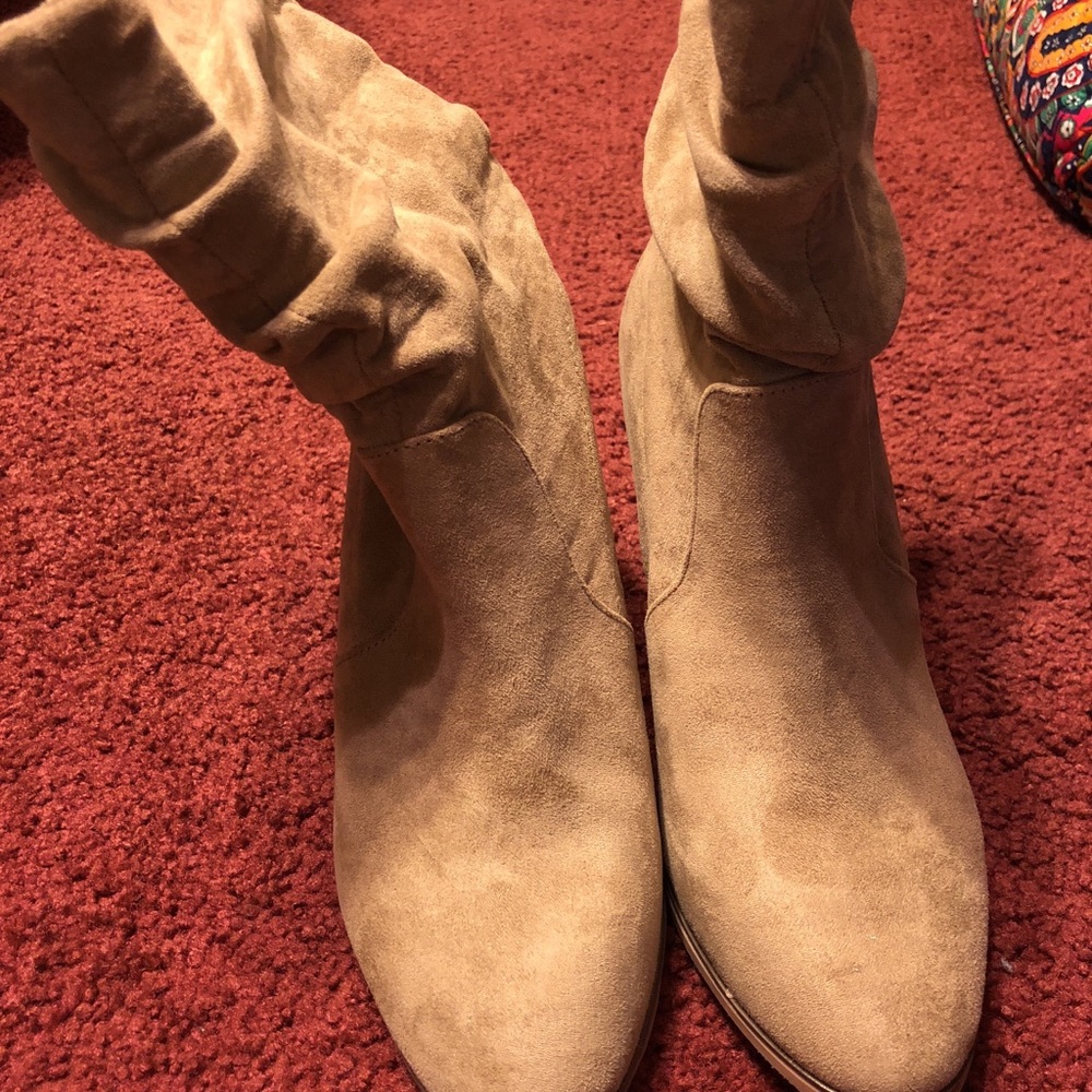 Tan boots